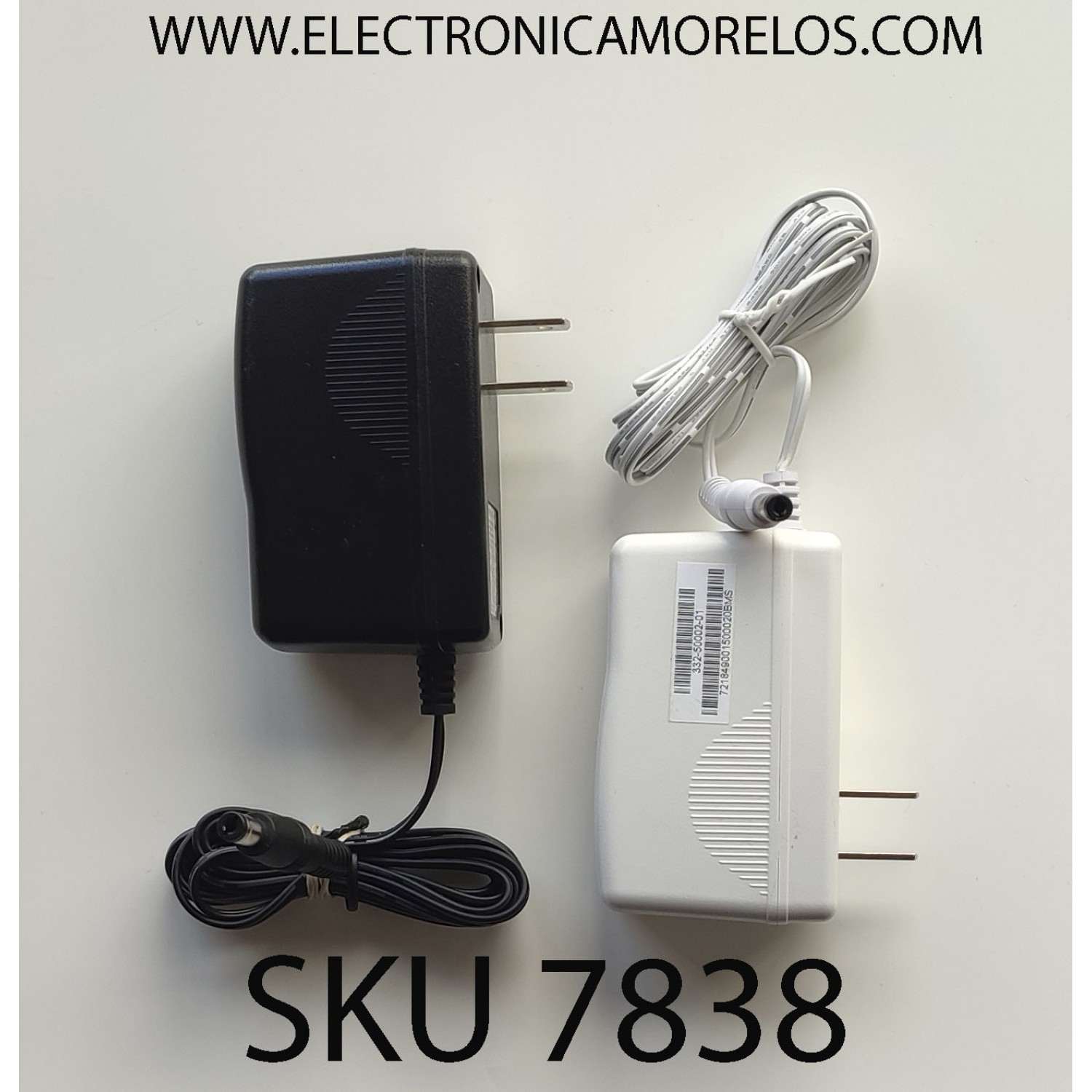 ADAPTADOR  AC NETGEAR BLANCO / NEGRO 2ABB018F 1 NJ / 332-50002-01 / 332-10750-01 / 12.0V - 1.5A	